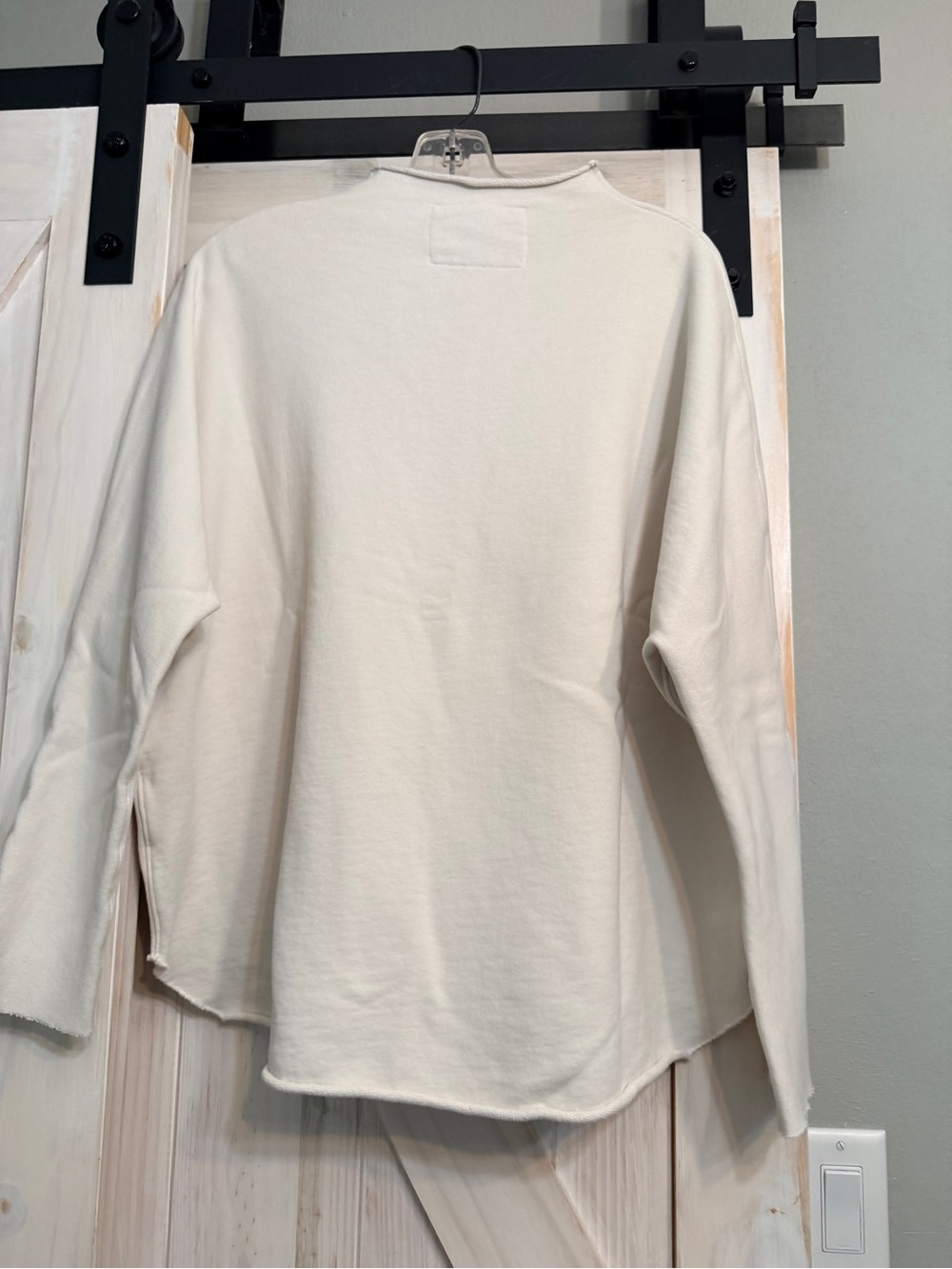 NWOT Frank and Eileen EFFIE triple fleece in antique white size medium - Picture 2 of 5